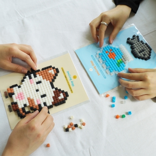 갓샵 디폼 블럭 도안 10종 강아지 고양이 장난감 만들기 DIY 8mm 집에서 할수있는 놀이 체험 키트_이미지
