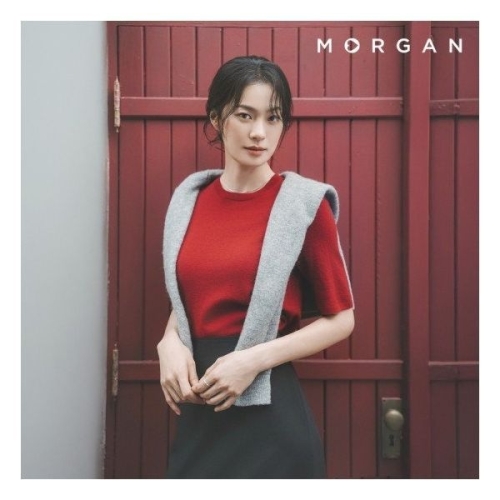 모르간 울100 반팔니트 1종880244_이미지