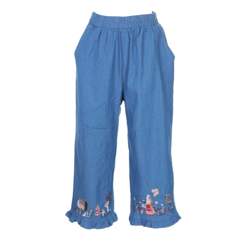 린에스앤제이 몬테밀라노 밑단플라워자수팬츠X5SA3P182A