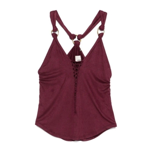 이자벨마랑 스트래피 링 루시드 슬리브리스 탑 HT0651FA C2K01I 80BY_이미지