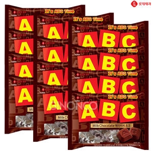 롯데제과 ABC 초콜릿 72g (12개)