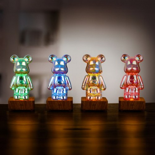 레토GMS LED 3D 불꽃놀이 곰돌이 무드등_이미지