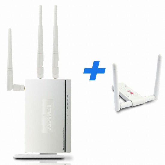 파테크 Axler X603 공유기 패키지 (+ UW300NS USB 2.0 무선랜카드)_이미지