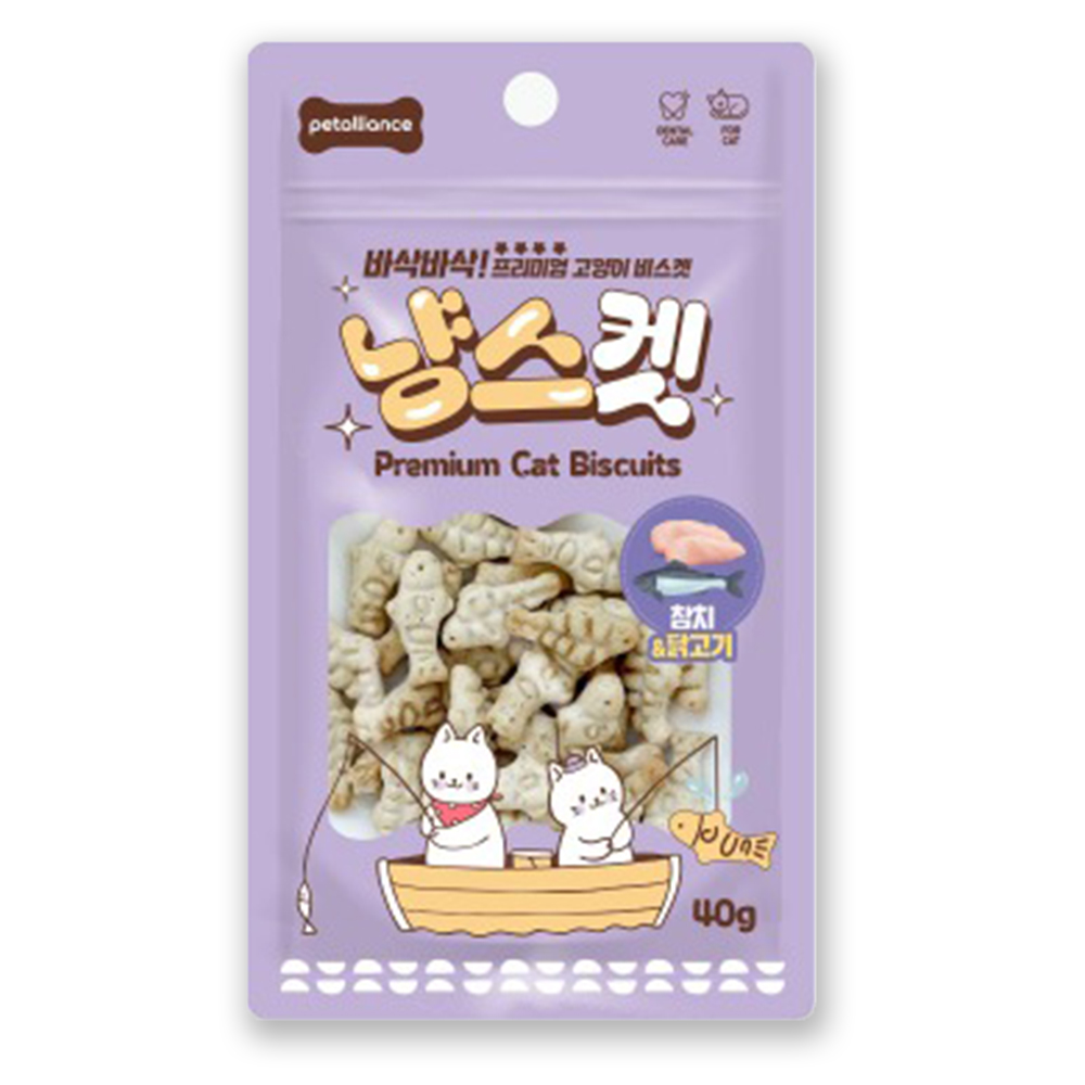 냥스켓 참치&닭고기 40g (10개)_이미지