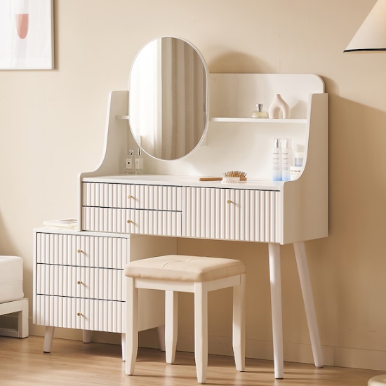 잉글랜더 씨엘 템바보드 콘솔 확장형 수납 화장대 1000