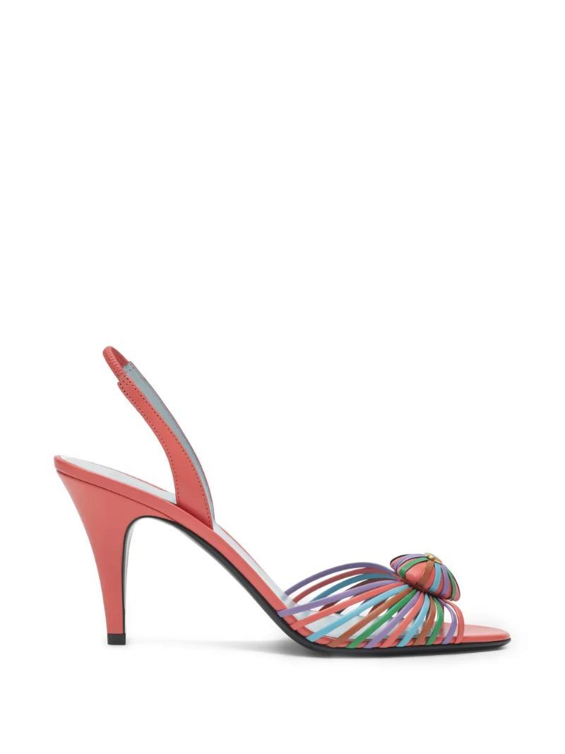 발렌티노 가라바니 아플리케 디테일 샌들 IT 37 KR 240 오렌지계열 WS0LU8PJS_이미지