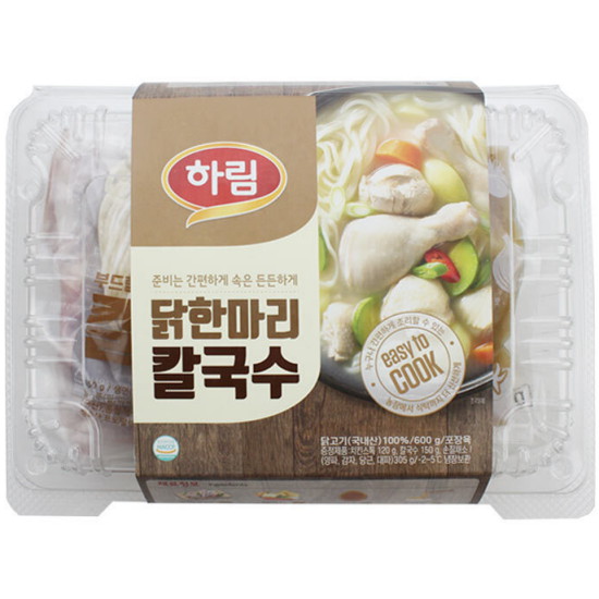 하림 닭한마리 칼국수 600g (2개)_이미지