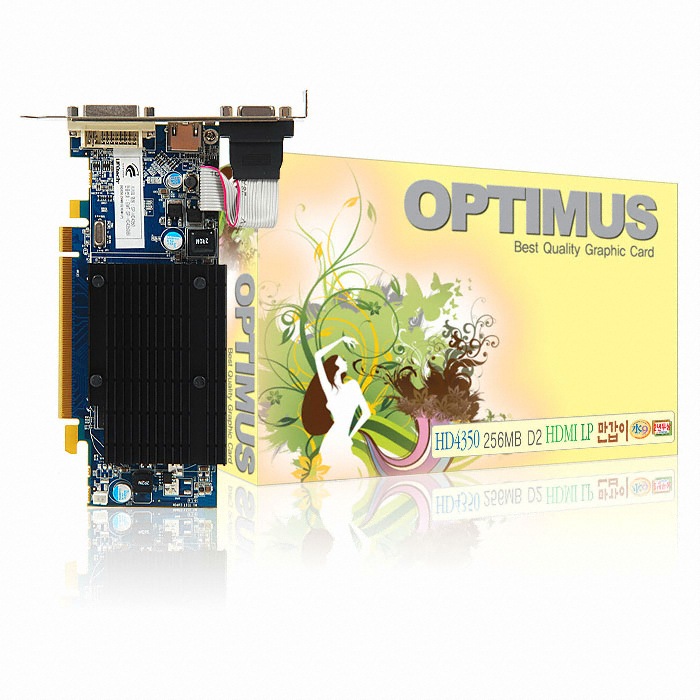 유니텍전자 라데온 HD 4350 OPTIMUS 만갑이 HDMI D2 256MB LP_이미지
