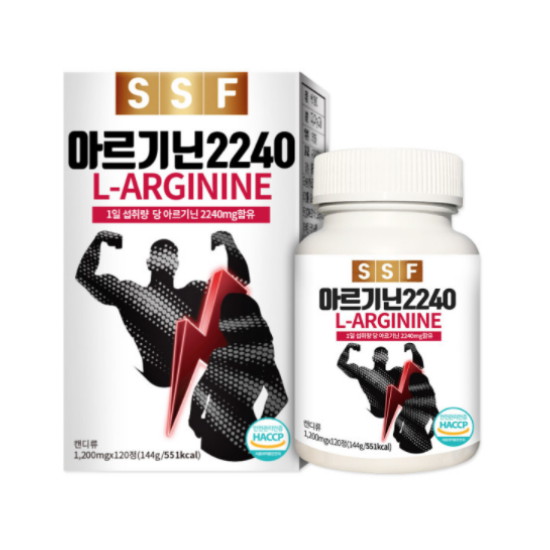 순수식품 아르기닌 2240 120정이미지입니다. 누르면 해당 게시물로 새창이동합니다.