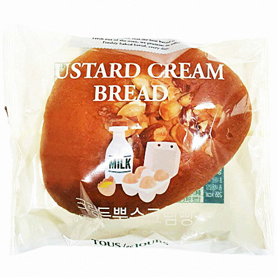 CJ푸드빌 뚜레쥬르 크림듬뿍 슈크림빵 74g (1개)