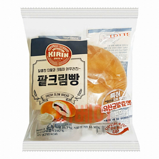 롯데웰푸드 기린 팥크림빵 85g (24개)_이미지