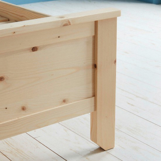 아씨방 핀란드 원목 침대 SS (40T낮은독립)_이미지