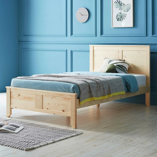 아씨방 핀란드 원목 침대 SS (40T낮은독립)_이미지