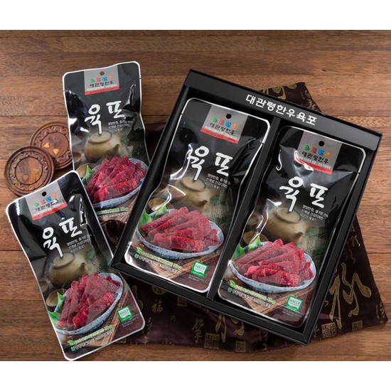 평창영월정선축협 대관령한우 육포 선물세트 40g (10개)