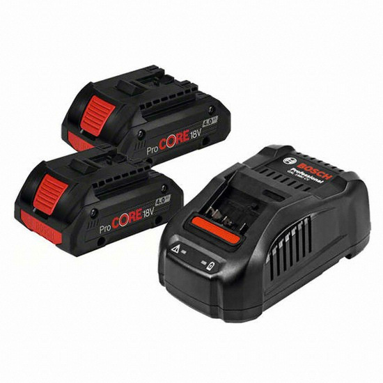 보쉬 스타터키트 ProCORE 18V + GAL 1880 CV (4.0Ah, 배터리 2개)
