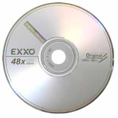 EXXO 700MB 벌크 50장 (48X) 실버_이미지