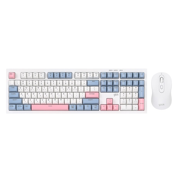 지클릭커 OFFICEPRO WMK90 사일런스 M 108 무선 키보드 마우스 세트 (중고)_이미지