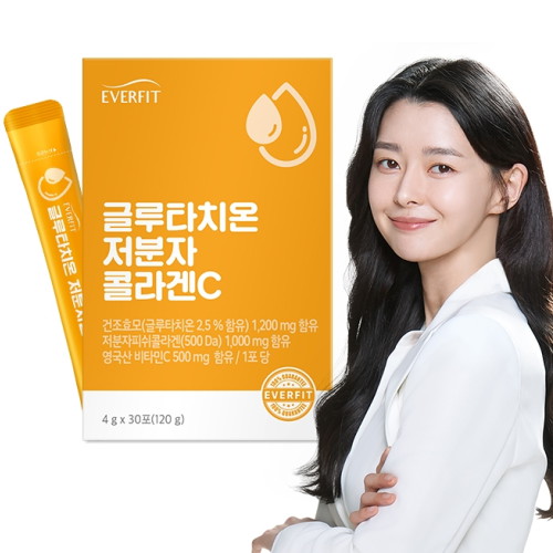 내츄럴플러스 에버핏 글루타치온 저분자 콜라겐C 30포 (8개)_이미지