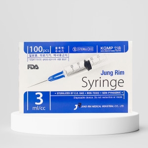 정림 일회용 주사기 23G 3ml (100개)