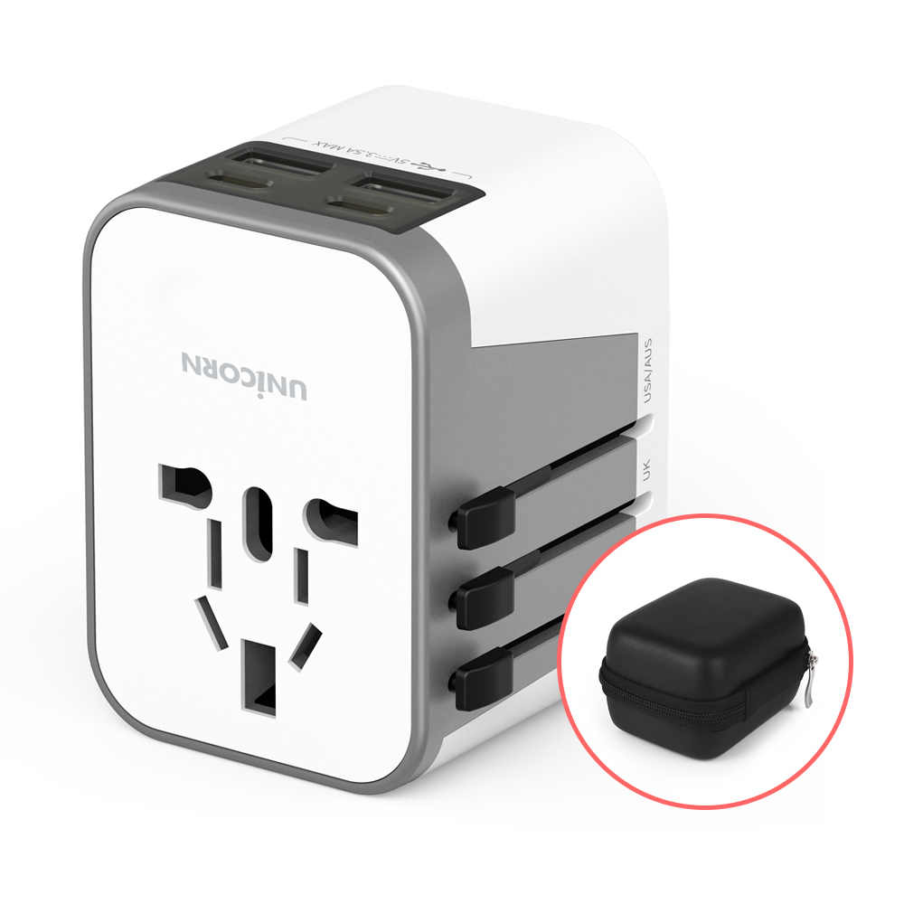 서진네트웍스 유니콘 해외여행용 멀티어댑터 PD15W TA-1500AC_이미지