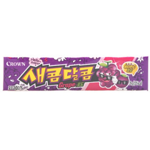 크라운제과 새콤달콤 포도 29g (90개)