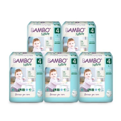 밤보네이처 그린 팬티형 4단계 대형-공용 (100매)_이미지