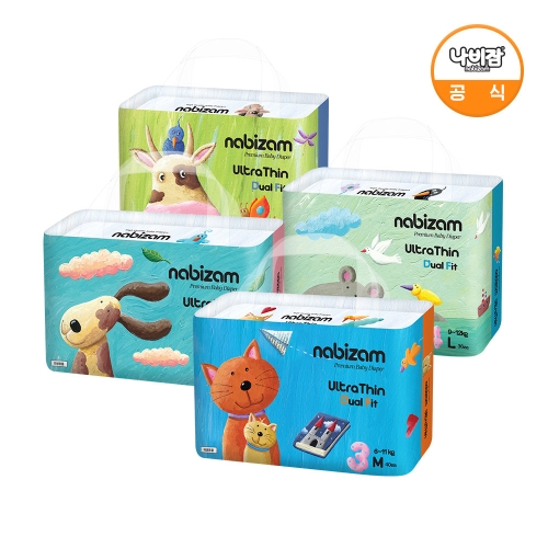 나비잠 울트라씬 듀얼핏 밴드형 특대형-공용 (96매)_이미지