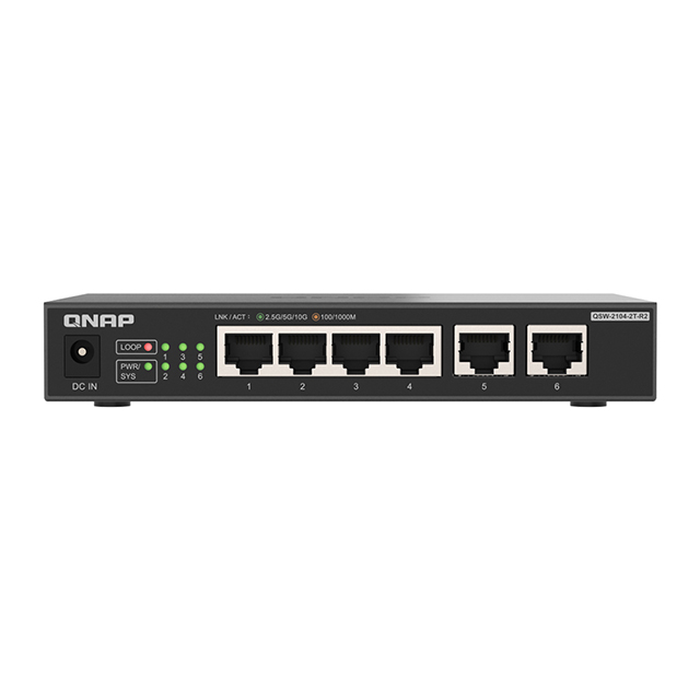 QNAP QSW-2104-2T-R2 스위치허브_이미지