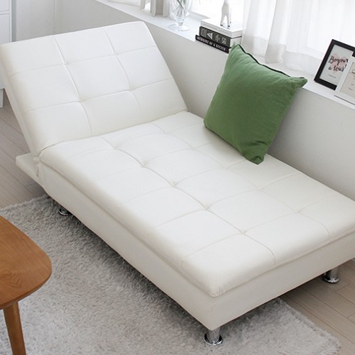 아이앤 LDT 접이식 가죽 좌식 소파베드 1인용_이미지