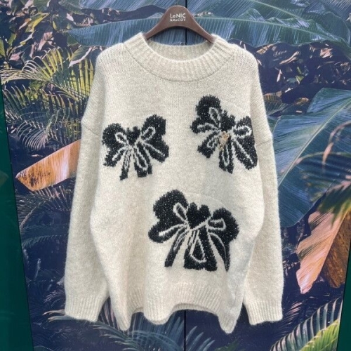 르니앤맥코이 스팽글리본오버핏라운드니트MM12KN006_IC_이미지