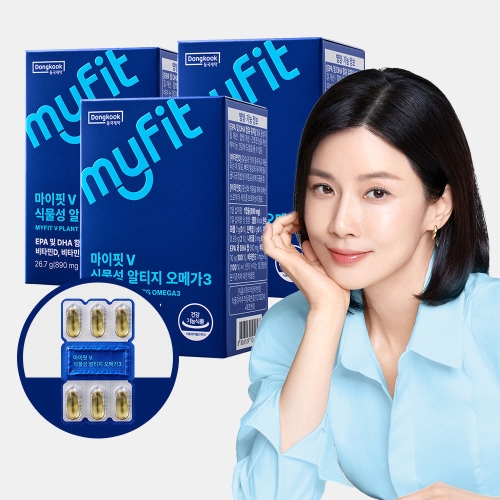 동국제약 마이핏V 식물성 알티지 오메가3 30캡슐 (3개)