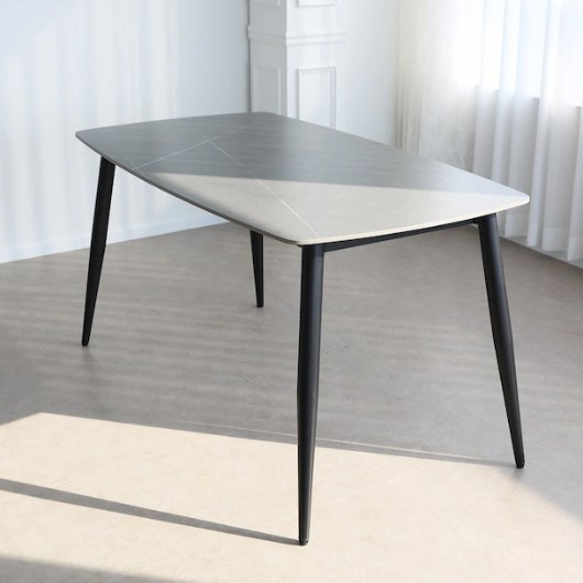 린백토리 누벨 12T 포세린 통세라믹 라운드 식탁 1400 (의자별도)