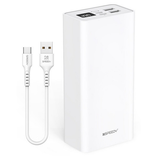 디엠케이코리아 SPEEDY 슬림 핏 <b>보조</b><b>배터리</b> SPE-PA30CPQ 30000mAh
