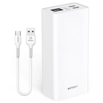디엠케이코리아 SPEEDY 슬림 핏 <b>보조</b><b>배터리</b> SPE-PA30CPQ 30000mAh