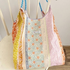 Rly 에스닉 패턴 포인트 스트링 숄더백 천가방 보부상백 15488433