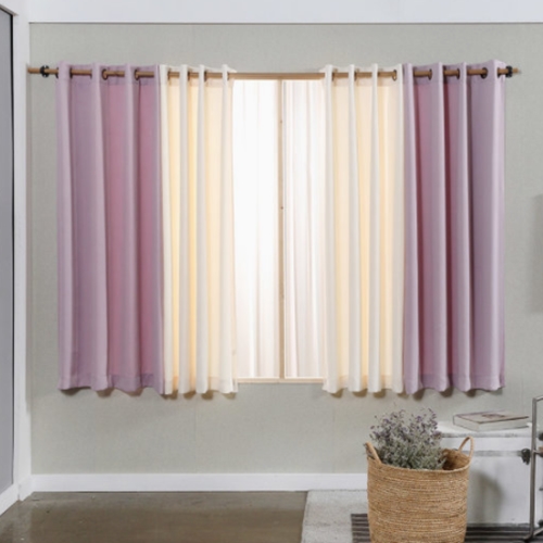 백광 라이크홈 솔리드 아일렛형 암막커튼 (2장, 135x170cm)_이미지