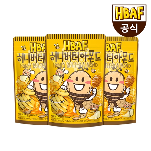허니버터 아몬드 190g