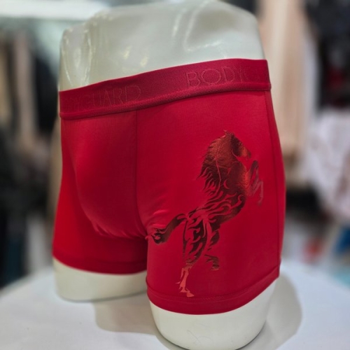 26년 붉은 말의 해를 맞아 붉은 말이 힘차게 달려가는드로즈BGMDBA01-BP