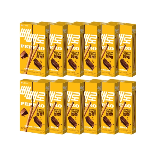 롯데제과 초코필드 빼빼로 45g (12개)