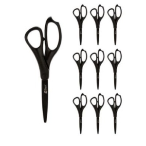 피스코리아 블랙 코팅 가위 (20개)_이미지