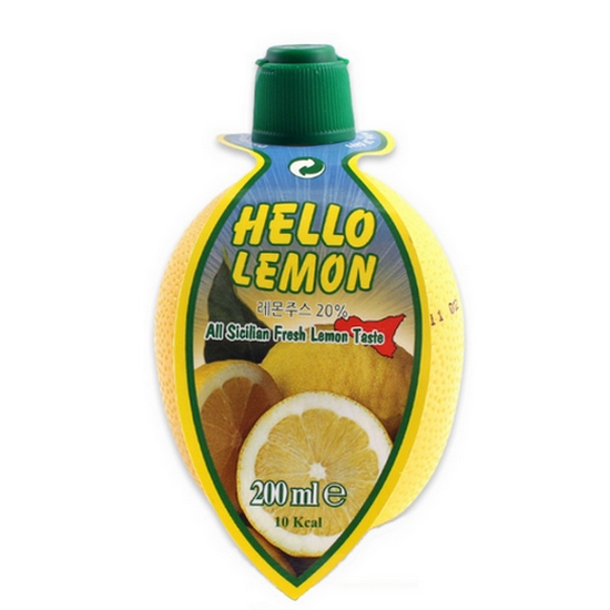써니테크 유로 헬로 레몬 200ml (8개)_이미지