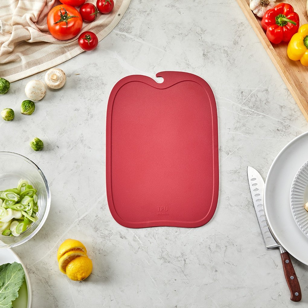 엠에이치앤코 모던하우스 칼집이 잘 나지 않는 TPU 애플 도마 (37x23cm)_이미지