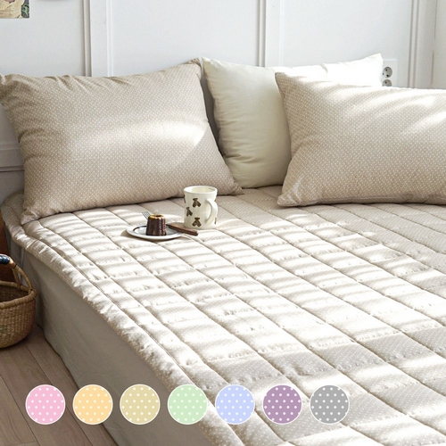 듀드랍 도트 먼지없는 고정밴딩 침대패드