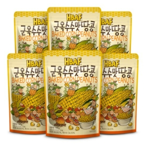 길림양행 군옥수수맛 땅콩 120g_이미지