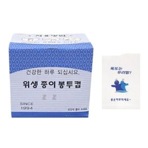 한일라벨 한일라벨 위생종이 봉투컵 (200매)_이미지