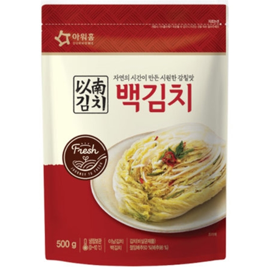 아워홈 이남김치 백김치 500g (2개)_이미지