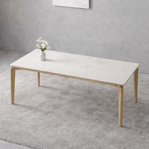 인터데코 낮아서 편안한 세라믹 식탁 1800