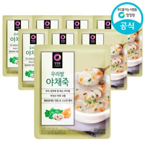 대상 청정원 우리쌀 야채죽 60g (8개)