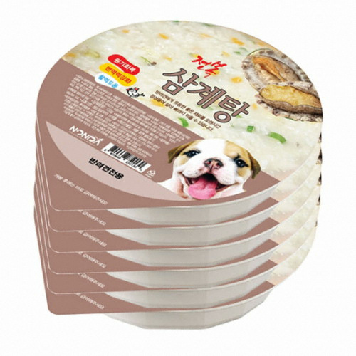 논다 전복 삼계탕 강아지 120g (6개)