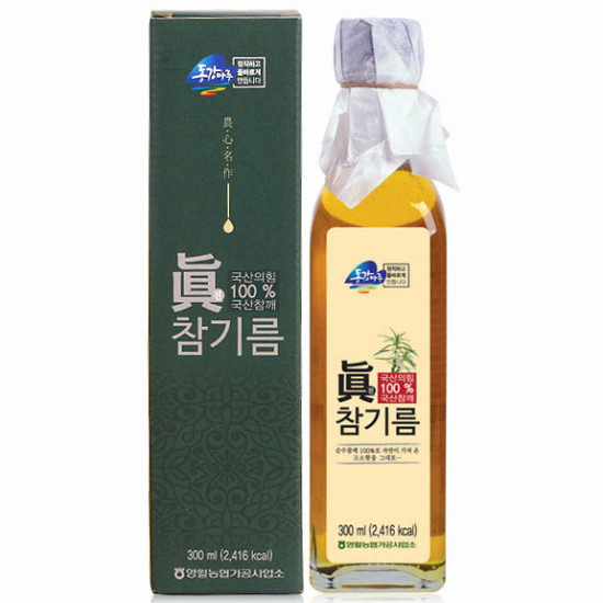 영월농협 동강마루 국내산 진참기름 300mlx2병_이미지